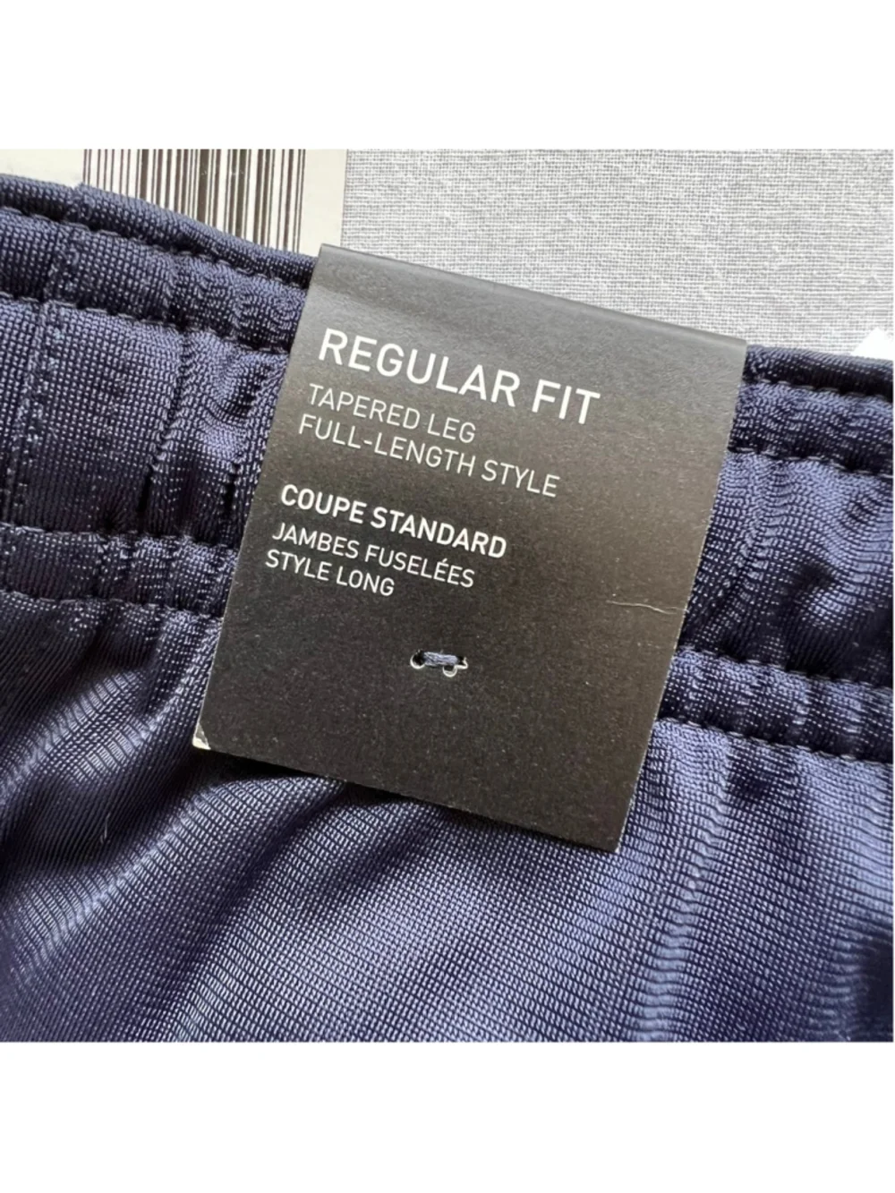 NWT Men's Adidas Navy Blue Tricot Zip Pants M